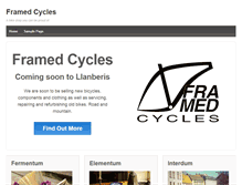 Tablet Screenshot of framedcycles.com